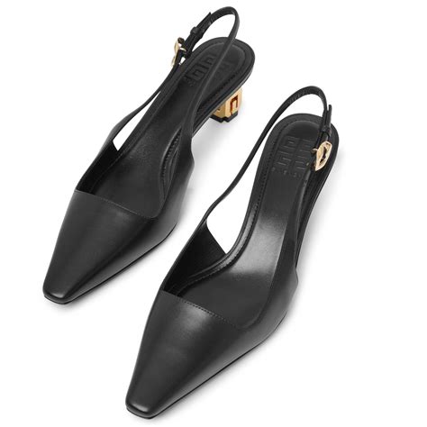 givenchy g cube slingback pumps
